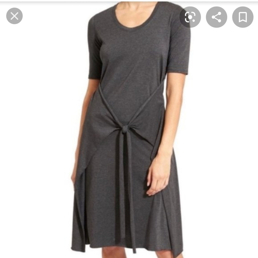 Tie front dress
